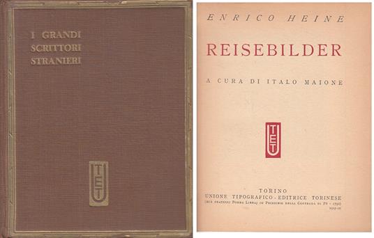 Reisebilder - Heinrich Heine - copertina