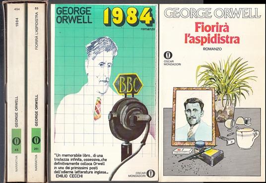 I Capolavori Fiorirà L'aspidistra 1984 - George Orwell - copertina