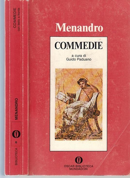 Commedie - Menandro - copertina