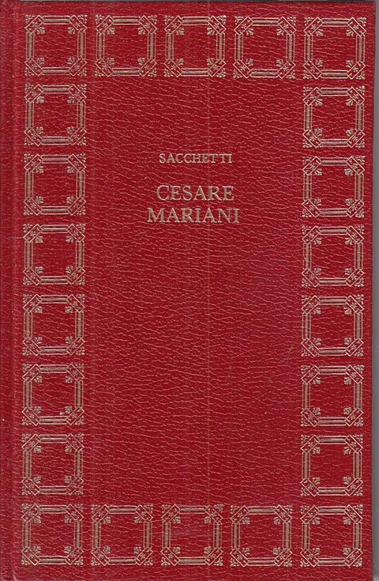 Cesare Mariani - Roberto Sacchetti - copertina