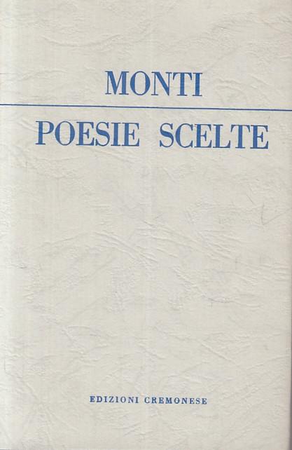 Poesie Scelte - - Monti - copertina