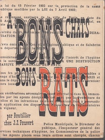 A Bons Chats Bons Rats - copertina