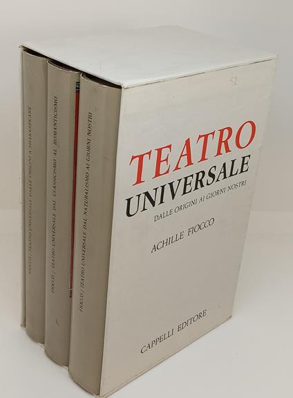 Teatro Universale Cofanetto 3 Volumi - Achille Fiocco - copertina