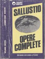 Opere Complete Blisterato Testo Fronte- Sallustio- Bompiani