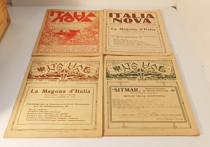 Rivista Italia Nova Anno Iii 1,4,7,8 Trieste Venezie - copertina