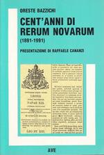 Cent'anni Di Rerum Novarum 1891/1991