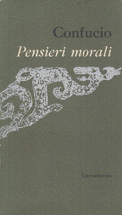 Pesieri Morali - - Confucio - copertina