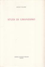 Studi Di Umanesimo -