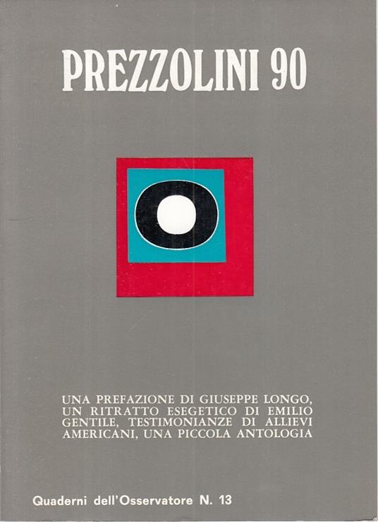 Prezzolini 90 - copertina