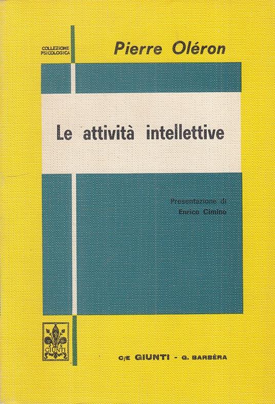 Le Attività Intellettive - copertina