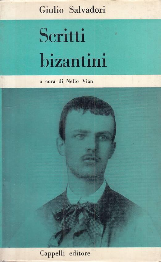 Scritti Bizantini - Giulio Salvadori - copertina