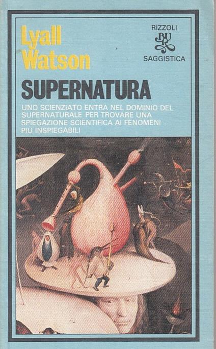 Supernatura - Lyall Watson - copertina