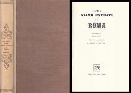 Come Siamo Entrati A Roma - - Ugo Pesci - copertina