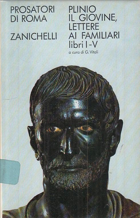 Lettere Ai Familiari Libri I/V - Plinio il Giovane - copertina