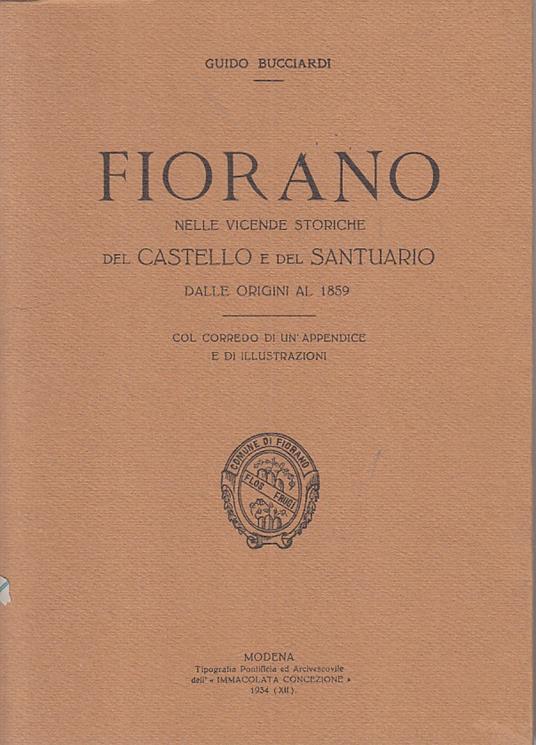 Fiorano Nelle Vicende Storiche - copertina