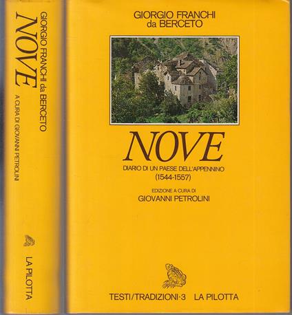 Nove Diario Appennino Berceto - copertina