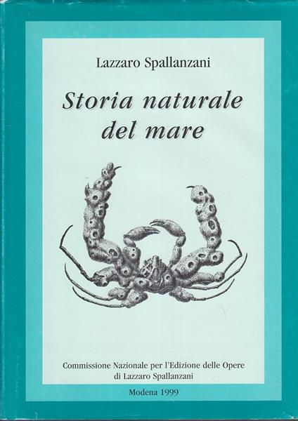 Storia Naturale Del Mare Tavole - Lazzaro Spallanzani - copertina