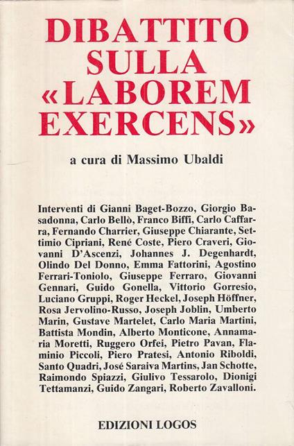 Dibattito Sulla "Laborem Exercens" - copertina