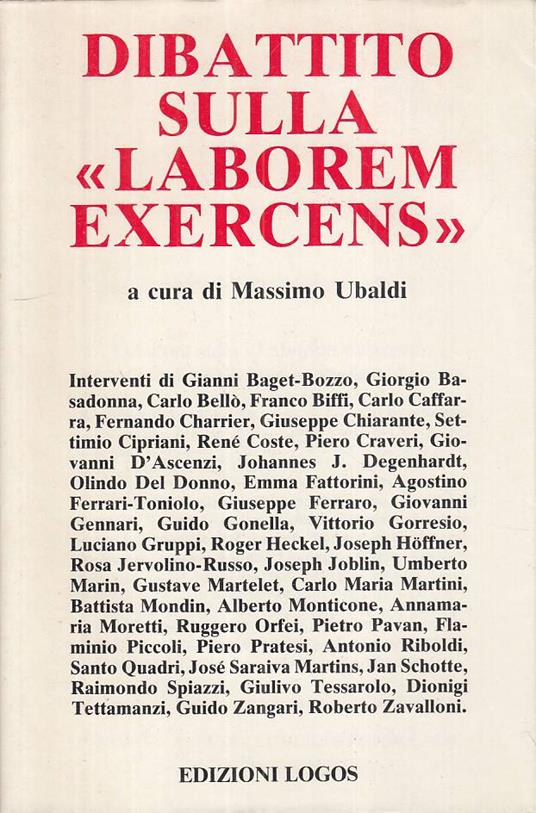 Dibattito Sulla "Laborem Exercens" - copertina