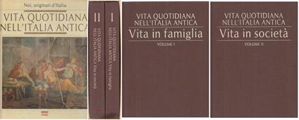 Vita Quotidiana Italia Antica Famiglia Società - copertina