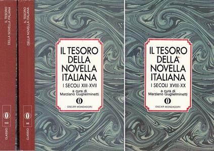 Il Tesoro Della Novella Italiana 2 Voll. - Marziano Guglielminetti - copertina