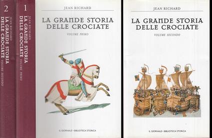 Grande Storia Crociate 2 Voll - Jean Richard - copertina