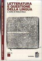 Letteratura E Questione Della Lingua