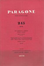 Paragone N.245 Rivista Arte Figurativa