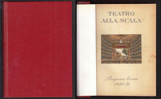Volume Rilegato Teatro Alla Scala Stagione Lirica Balletti Raccolta - copertina