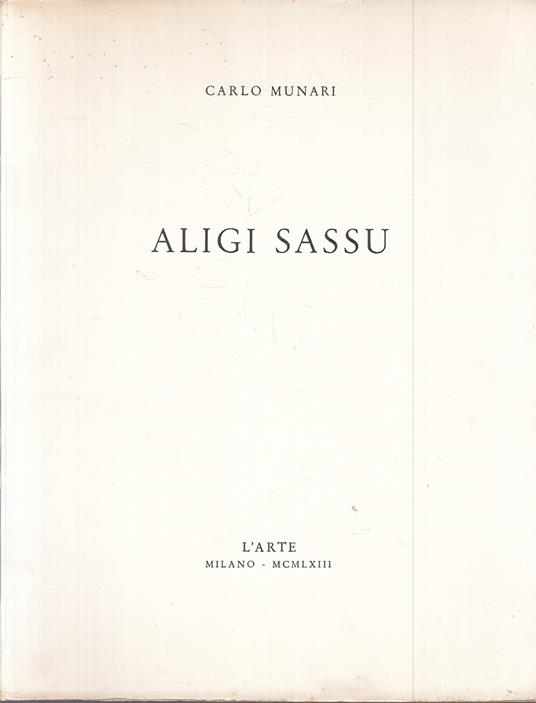 Aligi Sassu - Carlo Munari - copertina