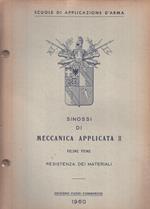 Scuole Di Applicazione D'arma Sinossi Meccanica Applicata Ii- 1960- B-Yfs933