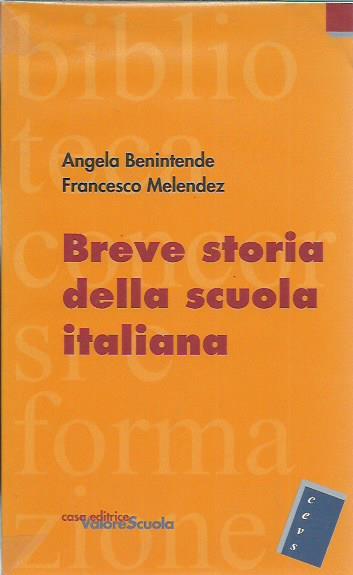 Breve storia della scuola italiana - copertina