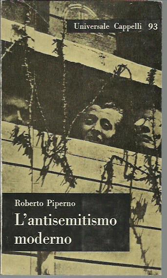 L' antisemitismo moderno - Roberto Piperno - copertina