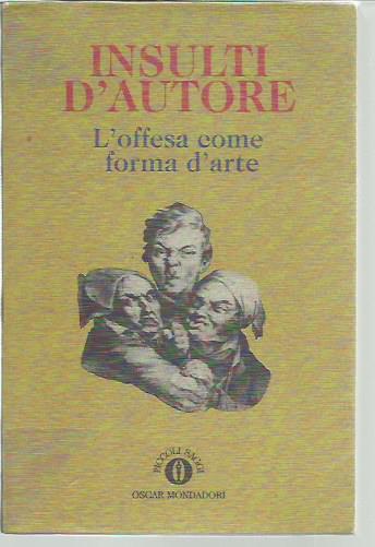 Insulti d'autore (l'offesa come forma d'arte) - copertina