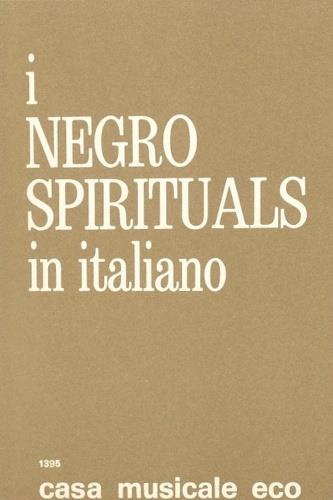 I negro spirituals in italiano - copertina