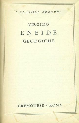 Eneide Georgiche - Virgilio - copertina