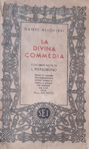 Divina Commedia - Dante Alighieri - copertina