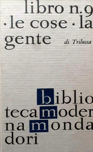 Libro n. 9 - Le cose - La gente - Trilussa - copertina