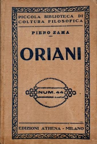 Oriani - Piero Zama - copertina