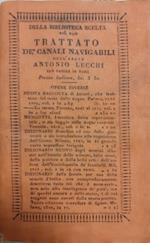 Trattato de' canali navigabili