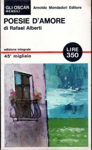 Poesie d'amore - Rafael Alberti - copertina