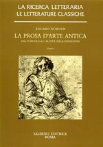 prosa d'arte antica. Dal VI secolo a. C. all'età della Rinascenza