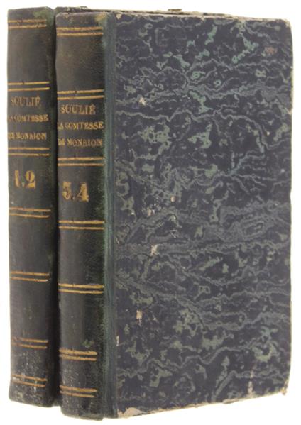 La Comtesse De Monrion. Tome 1, 2, 3, 4 (Complet) - Soulié Frédéric. - Meline, Cans Et Compagnie, Omnibus Littéraire, - 1846 - copertina