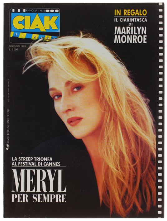 Ciak. Mensile Di Attualità Cinematografica. Giugno 1989 - Berlusconi Editore, - 1989 - copertina