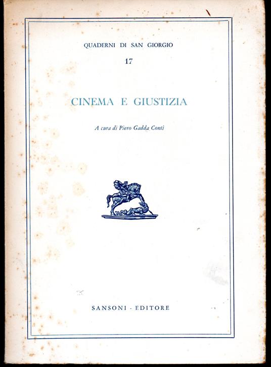 Cinema e giustizia - copertina