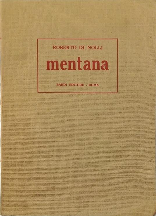 Mentana - Roberto Di Napoli - copertina