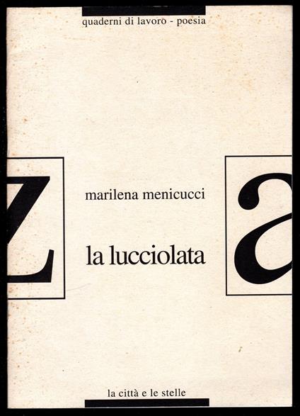 La lucciolata - Marilena Menicucci - copertina