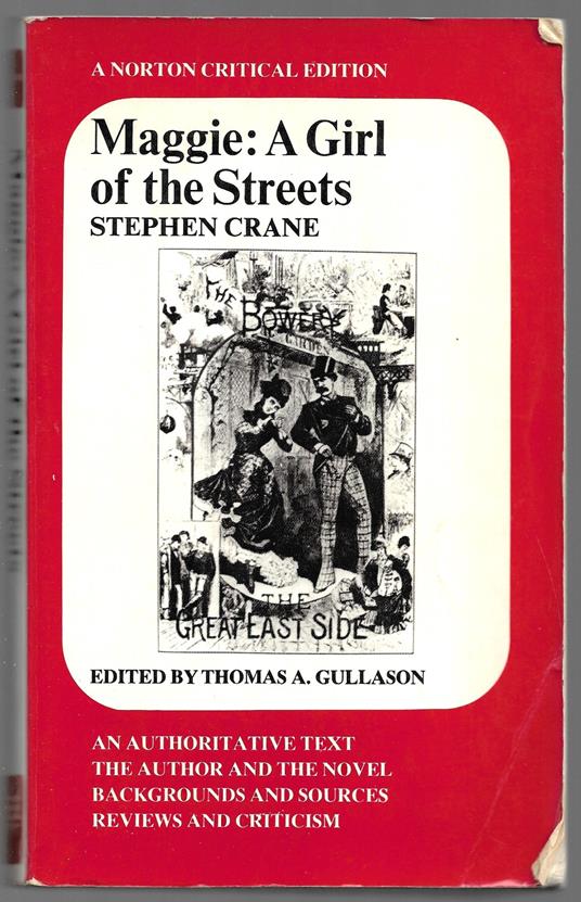 Maggie: A girl of the streets (A story of New York) (1893) - Stephen Crane - copertina