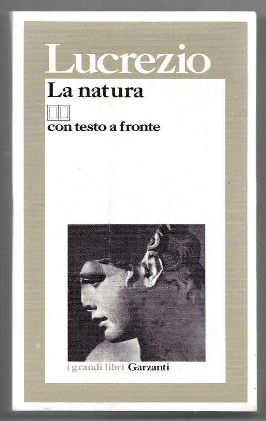 La natura - Tito Lucrezio Caro - copertina