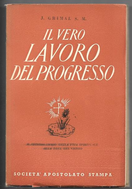 Il vero lavoro del progresso - copertina